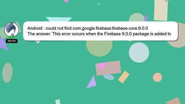 Android : could not find com.google.firebase:firebase-core:9.0.0 смотреть онлайн