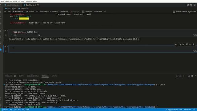 Usage of the package python-box, help to get the dictionary values using dot (.) смотреть онлайн