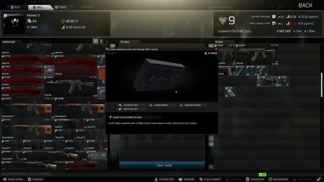 New item 'Video cassette with the Cyborg Killer movie' - Escape from Tarkov смотреть онлайн