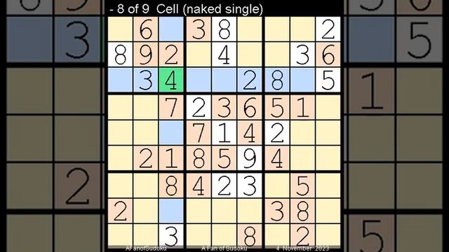 How To Solve Washington Times Sudoku Difficult  November 4, 2023