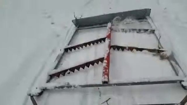 Работа самодельной бороны для подготовки лыжной трассы смотреть онлайн