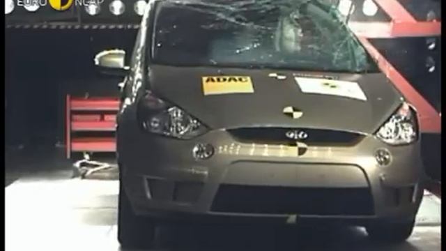 Краш-тест - Ford S-Max 2006 (E-NCAP ADAC).mp4 смотреть онлайн