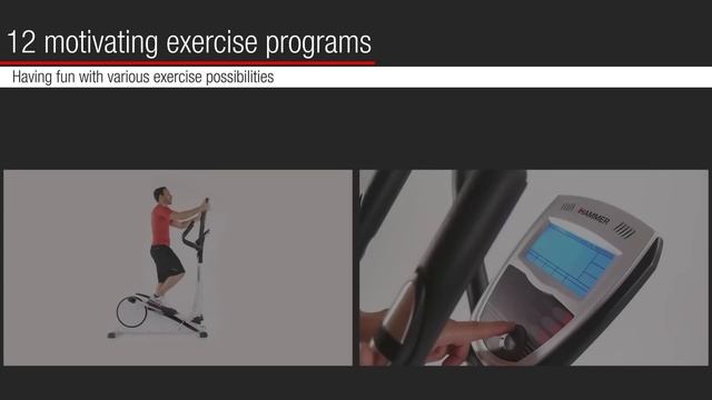 Elliptical Cross Trainer Ergometer Crosslife XTR | HAMMER смотреть онлайн