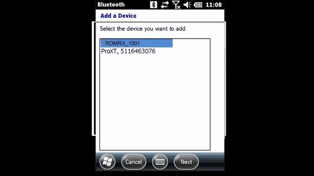 RD8000 Bluetooth Device Pairing смотреть онлайн