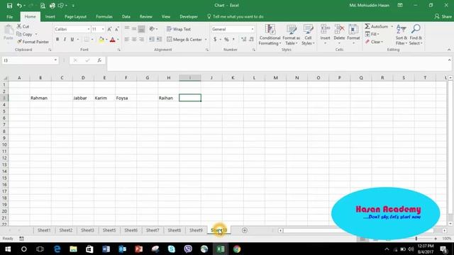 Excel Bangla Tutorial tricks 18: Working with multiple worksheet Microsoft Excel bangla Tutorial смотреть онлайн
