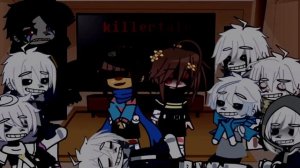 sans aus react to frisk and chara au [ undertale, gacha ]. 💦