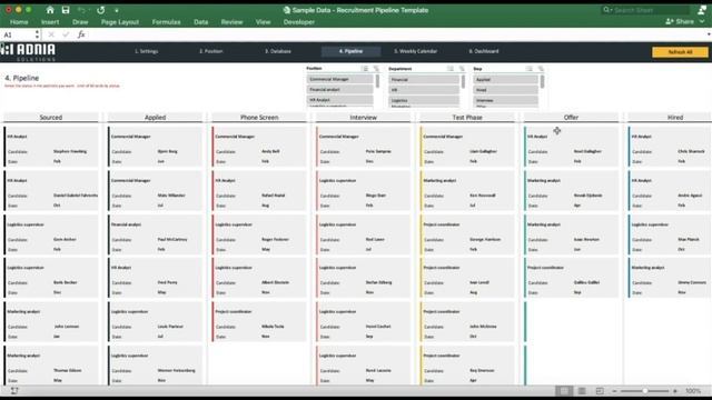 ✅ Employee Recruitment Excel Template смотреть онлайн