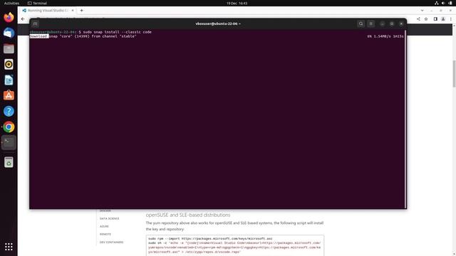 How to install Visual Studio Code on Ubuntu 22.04 смотреть онлайн