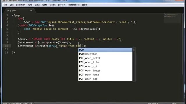 prepared statements in pdo queries bdgeeks смотреть онлайн