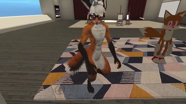 VRChat - Учим английский, рисуем лиса с бензопилой смотреть онлайн