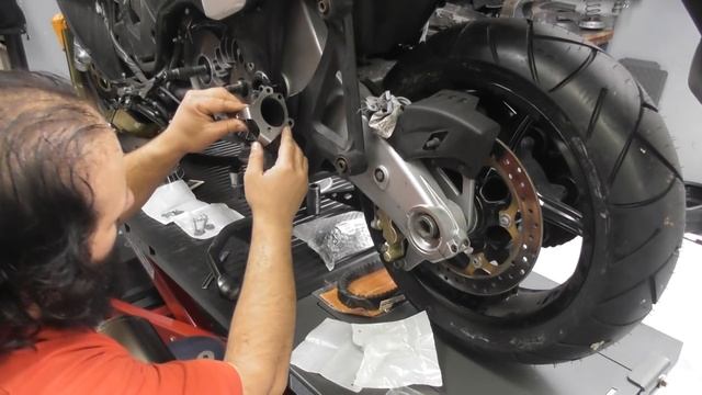 Aprilia Srv 850 Variateur Malossi Uitlaat Akrapovic Deel 1