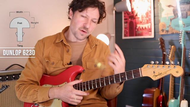 Refretting my '64 Fender Strat! Do frets affect tone?! смотреть онлайн