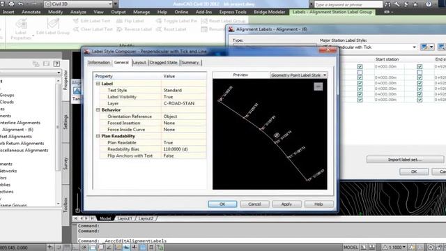 Tutorial Autocad Civil 3D 2019 alignment смотреть онлайн