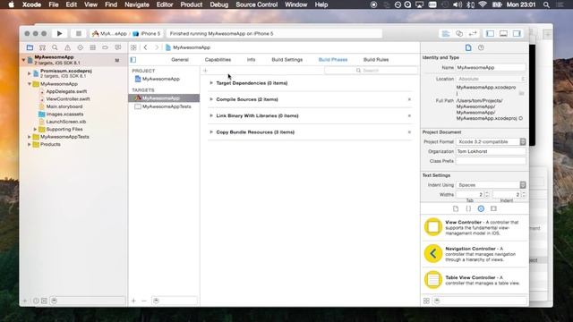 Installing the Promissum Swift framework смотреть онлайн