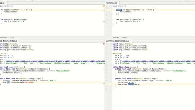 Kotlin: inline смотреть онлайн