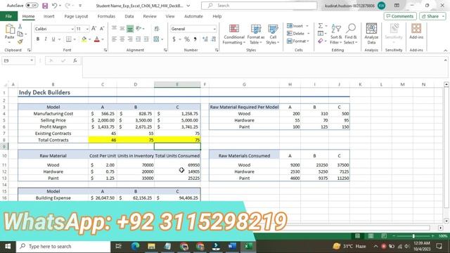 Exp19_Excel_Ch06_ML2_Deck_Builders | Exp19 Excel Ch06 ML2 Deck Builders | Complete Solution 100% смотреть онлайн