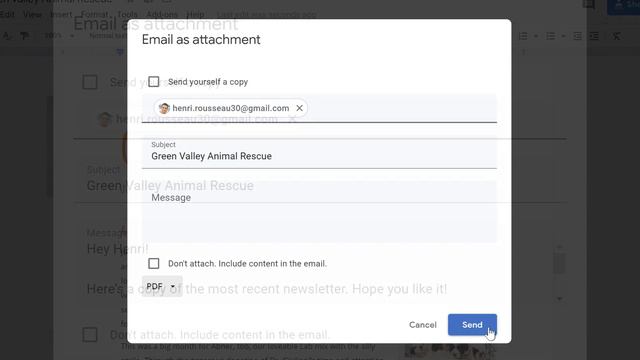 Google Docs: Email a Doc as an Attachment смотреть онлайн
