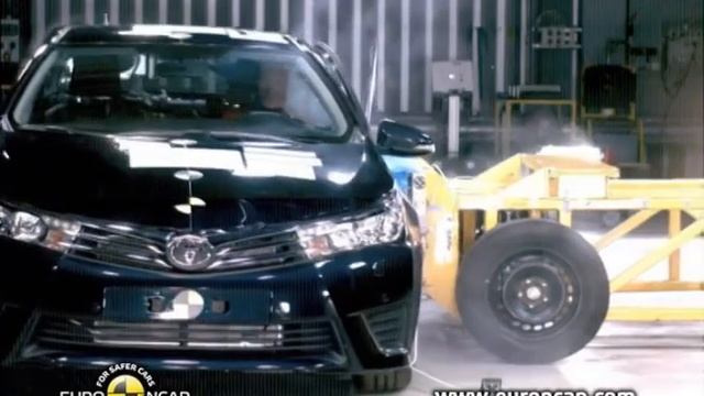 2013 Toyota Corolla CRASH TEST смотреть онлайн