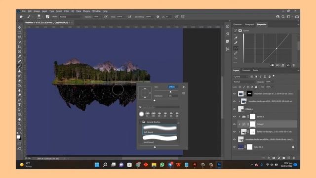 Turn any 2D Landscape into 3D microworld | Adobe Photoshop Tutorial смотреть онлайн