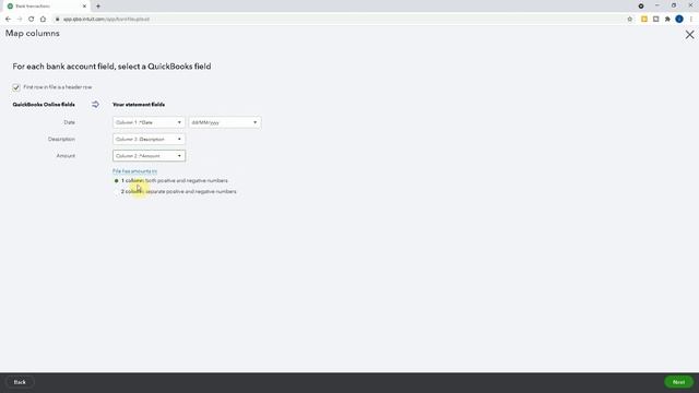 Quickbooks Online - How To Upload Bank Transactions via CSV смотреть онлайн