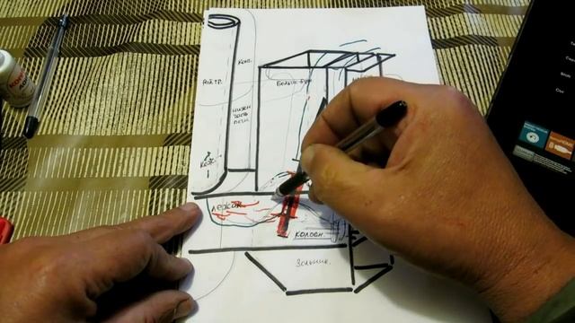 РАКЕТНАЯ ПЕЧЬ - ( ROCKET STOVE )отопительная ( тест работы малой камеры)