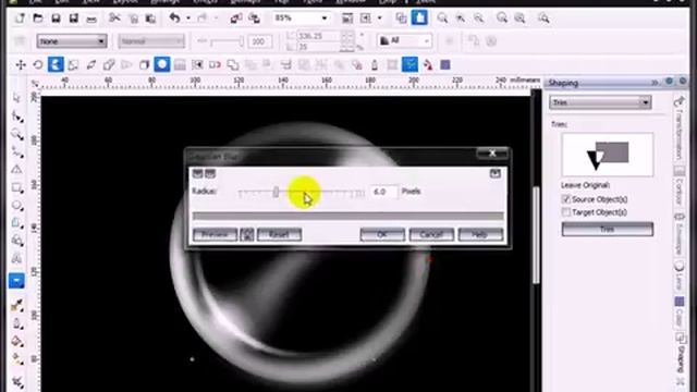 How to create simple looking bubbles with CorelDraw X5 смотреть онлайн