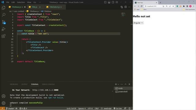 React useContext Hook: Manage state like a pro смотреть онлайн
