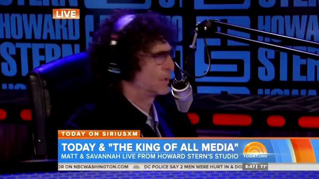 Howard Stern Sees Ratings Gold For 'Today' If Savannah 'Kills Matt On Camera' смотреть онлайн