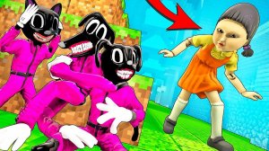 ИГРА В КАЛЬМАРА! КУКЛА ИЩЕТ МУЛЬТЯШНЫХ МОНСТРОВ! ПРЯТКИ В МИРЕ МАЙНКРАФТ В Garry`s Mod