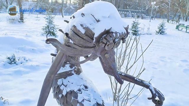 Зимний Парк Горького Луганск - декабрь 2021 смотреть онлайн