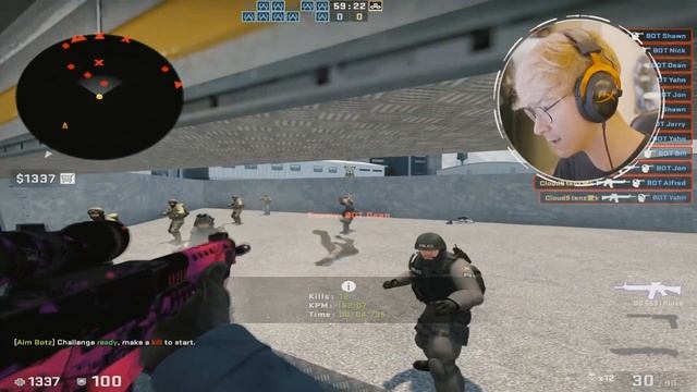 TenZ ЧЕЛОВЕК АИМ - КАК ОН ТРЕНИРУЕТ СВОЙ AIM (CS:GO)