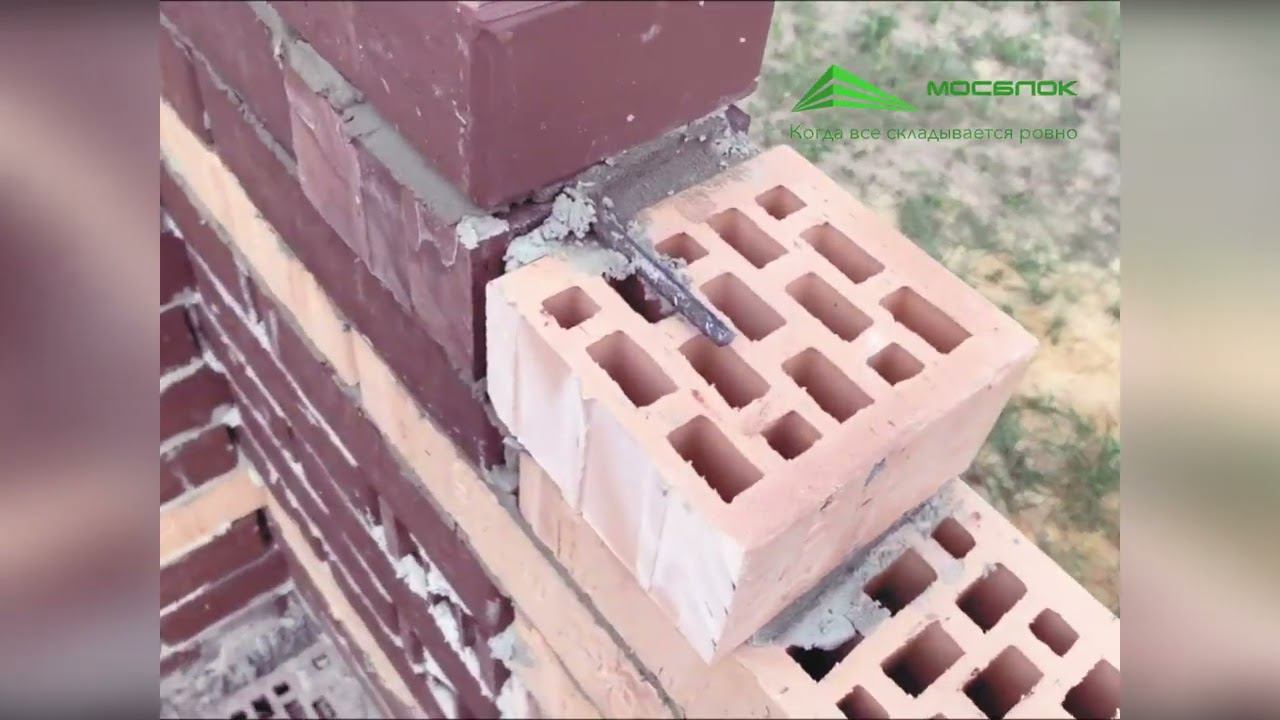 Армирование кладки и закладка гибких связей на объекте смотреть онлайн