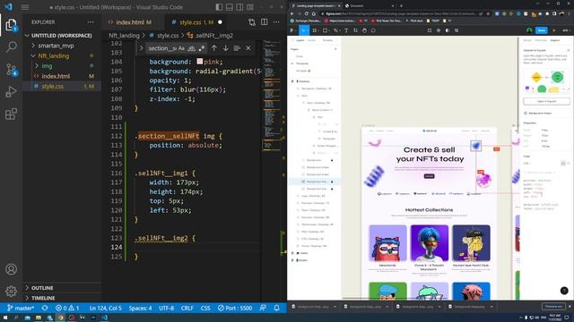 Верстка сайта FIGMA с нуля. Вставляем картинки. HTML/CSS/JS №4 смотреть онлайн