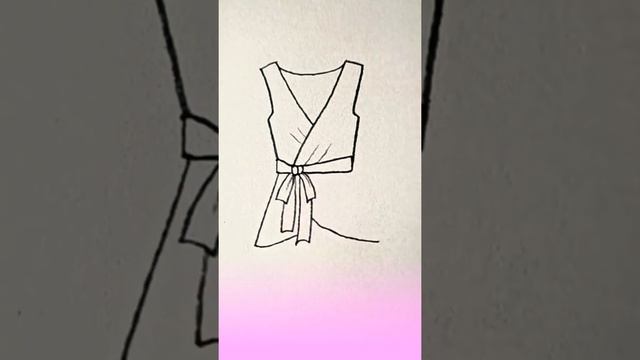 Как рисовать красивое женское платье смотреть онлайн