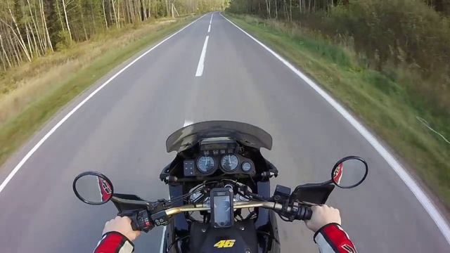 дал джазу на Honda XRV750 Africa Twin