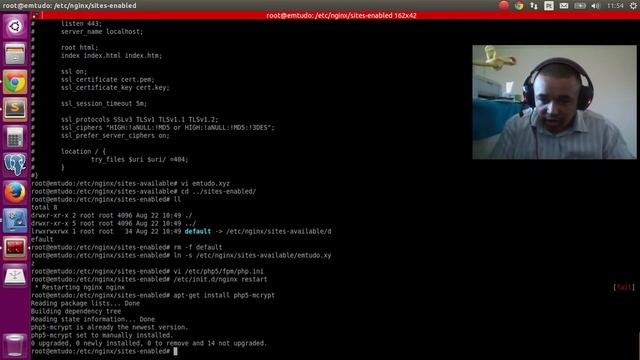 Instalação e configuração PHP-FPM, nginx, mysql, phpmyadmin, composer, git, laravel смотреть онлайн
