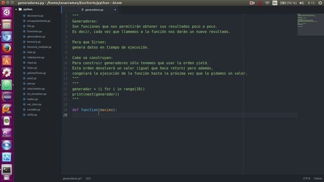 24 Python3.4 - Generadores смотреть онлайн