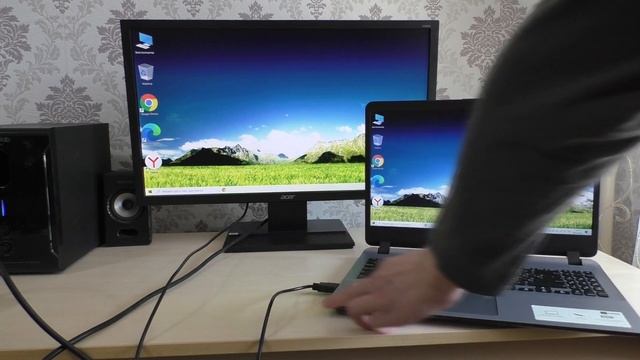 Подключение монитора к ноутбуку Как подключить второй монитор к ноутбуку