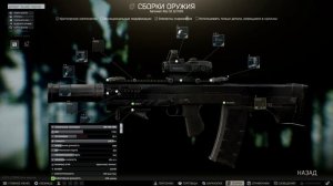 Снайперская сборка АШ-12 для улиц Таркова EFT