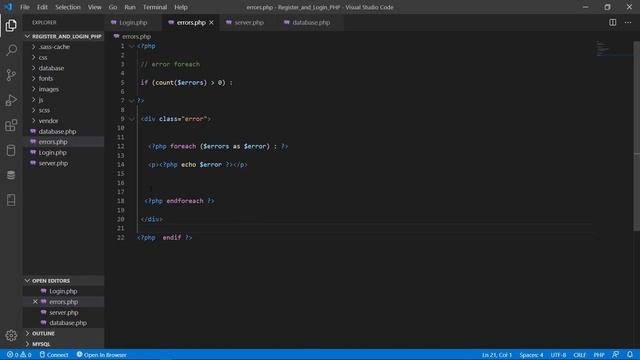 Register and Login With Using PHP 7 смотреть онлайн