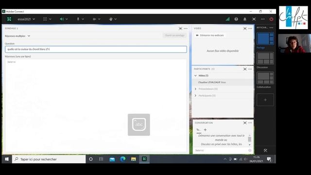 module sondage dans la vue standard d'Adobe connect смотреть онлайн
