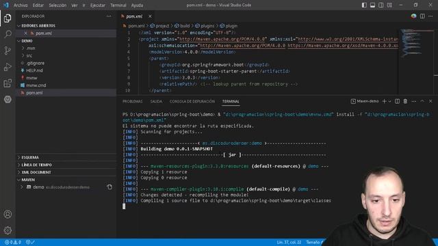 Hola mundo con Spring Boot + Visual Studio Code + Postman смотреть онлайн