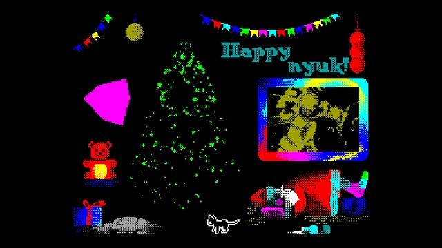 Happy New Year Nyuk! - AAA [#zx spectrum AY Music Demo] смотреть онлайн