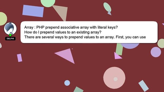 Array : PHP prepend associative array with literal keys? смотреть онлайн