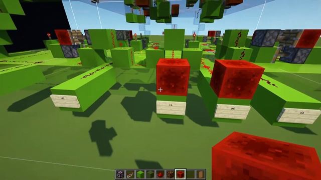 Minecraft-Redstone: Instant 4x1 Multiplexer (Mux) [Combinational-Logic] смотреть онлайн