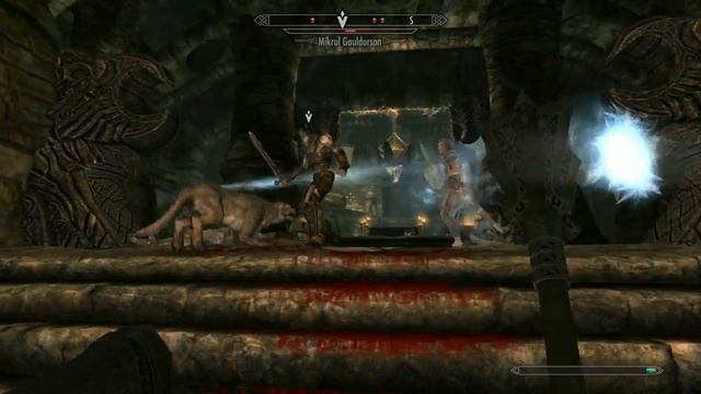 Skyrim Lets Play - Folgunthur: Gauldur Forbidden Legend 2/2 - Skyrim Melee Build Gameplay - P49 смотреть онлайн
