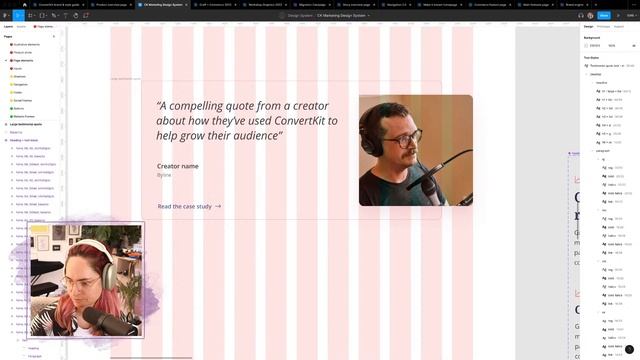Getting my head around Figma component properties | Design with me livestream смотреть онлайн