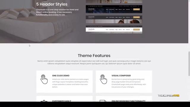 Charlostin - Hotel and Resort Booking WordPress Theme resort booking Sakaguchi смотреть онлайн