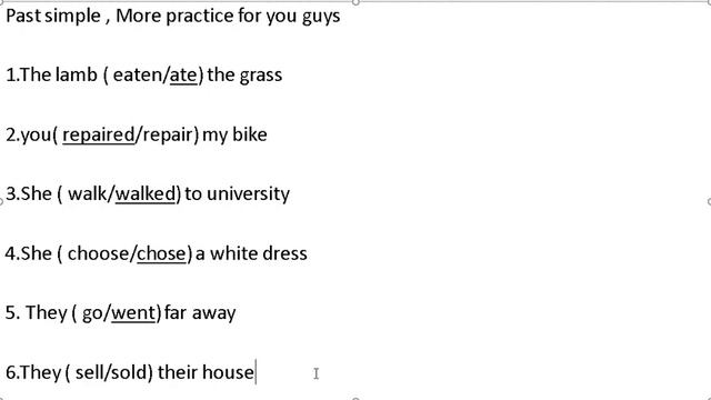 More Practice about past simple, regular verbs ,lesson 53 смотреть онлайн