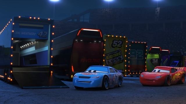 Lightning McQueen Discovers Cal Weathers is Retiring | Pixar Cars смотреть онлайн